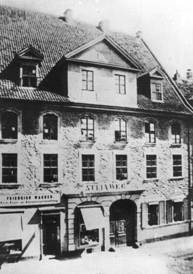 GROTRIAN-STEINWEG Stammhaus, um 1860.