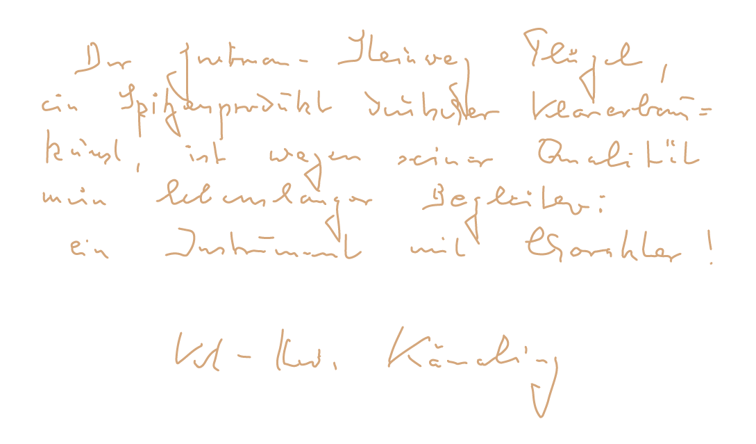 Referenzschreiben von Prof. Karl-Heinz Kämmerling